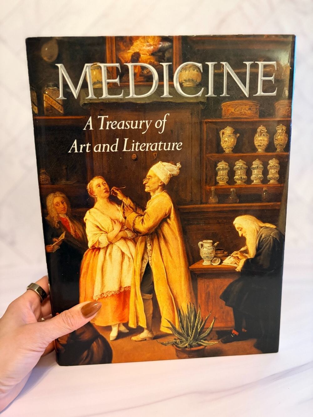 Medical Illustration Book Medicine Treasury Art Hardcover Vintage